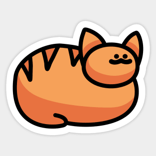 Cat Loaf (Cartoon) Sticker